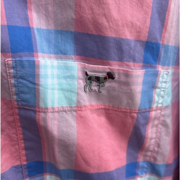 Southern Point Co. Men’s Long Sleeve Button Down Shirt. Pink & Blue. Size Small - Picture 4 of 5